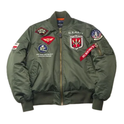 Bomber Jacket Side and Arm Pocket
